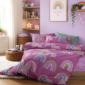 Σετ Παπλωματοθήκη Παιδική Μονή Raibow Mood 160x240 Nef Nef Homeware