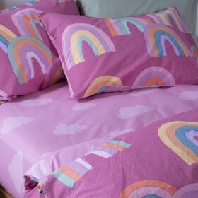 Σετ Παπλωματοθήκη Παιδική Μονή Raibow Mood 160x240 Nef Nef Homeware