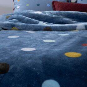 Κουβέρτα Παιδική Dots Blue 160x220 Nef Nef Homeware