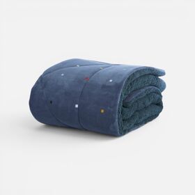 Κουβερτοπάπλωμα Παιδικό Μονό Dots Blue 160x220 Nef Nef Homeware
