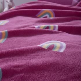 Κουβέρτα Παιδική Fleece Rainbow Mood 160x220 Nef Nef Homeware