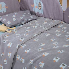 Κουβέρτα Fleece Βρεφική Αγκαλιάς Elephants 26 75x110 Nef Nef Homeware