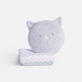 Κουβερτάκι με Μαξιλάρι Βρεφικό Fleece Cat 75x100 Nef Nef Homeware