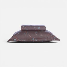 Σετ Παπλωματοθήκη Βαμβακοσατέν  Elements Desirous Deep Taupe 240x230 Υπέρδιπλη Nef Nef Homeware