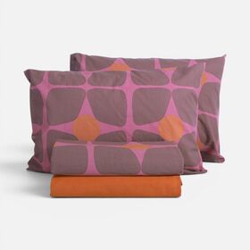 Σετ Σεντόνια Casual Coreo Mauve 170x270+(100x200+35)κατωσέντονο Nef Nef Homeware