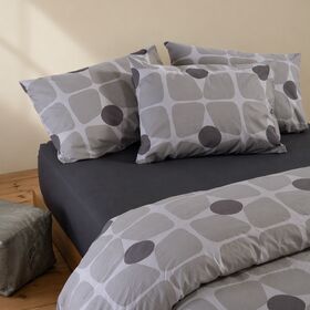 Σετ Παπλωματοθήκη Casual Coreo Taupe 240x230 Υπέρδιπλη Nef Nef Homeware