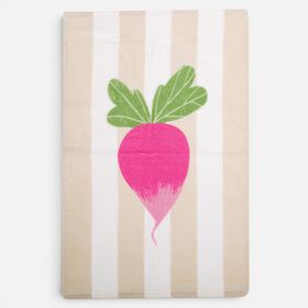 Ποτηρόπανο Βελουτέ Radish Ecru 40x60 Nef Nef Homeware