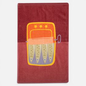 Ποτηρόπανο Βελουτέ Sardines Bordo 40x60 Nef Nef Homeware