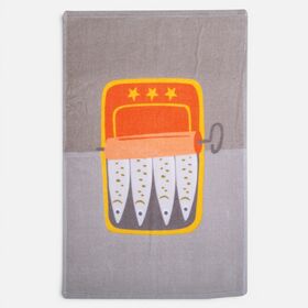 Ποτηρόπανο Βελουτέ Sardines Grey 40x60 Nef Nef Homeware