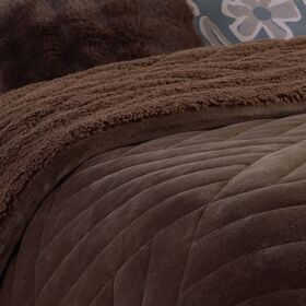 Κουβερτοπάπλωμα Alice Brown 240x220 Υπέρδιπλο Nef Nef Homeware