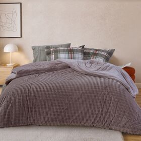 Κουβερτοπάπλωμα Elaisa D.Grey 160x220 Μονό Nef Nef Homeware