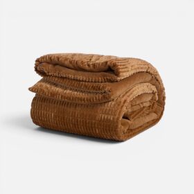 Κουβερτοπάπλωμα Elaisa Camel 160x220 Μονό Nef Nef Homeware