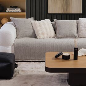 Ριχτάρι Πολυθρόνας Brooklyn 26 Ecru 170x180 Nef Nef Homeware