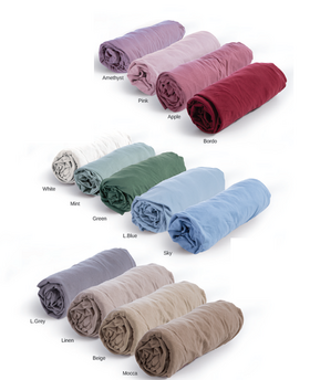 Σεντόνι Jersey 1185-Mocca King Size 180x200+35 Nef-Nef Homeware