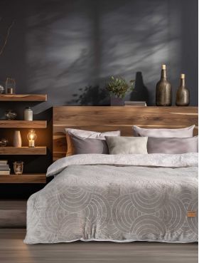 Παπλωματοθήκη Dusk Cream 220x240 Υπέρδιπλη Madi Homeware