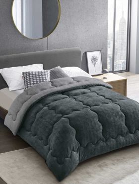 Κουβέρτα-Πάπλωμα Starlight Anthracite 160x220 Μονό Madi Homeware