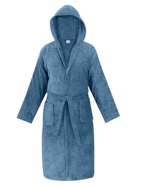 Μπουρνούζι Κουκούλα Olia Denim Blue  Madi Homeware