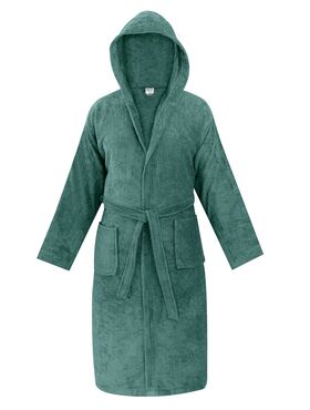 Μπουρνούζι Κουκούλα Olia Teal Madi Homeware