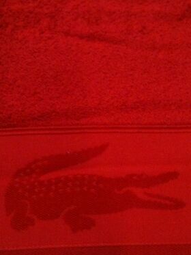 Πετσέτα Προσώπου 65x1.05 Crocodile Red LACOSTE