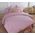 Σετ σεντόνια King Size 2.70x2.70+(180x200+32)Κατωσέντονο με λάστιχο Asher Pink NEF-NEF 100% Βαμβάκι