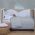 Παπλωματοθήκη Basic 1212-Silver Κούνιας 110x150  Nef-Nef Homeware
