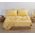 Σεντόνι Basic 1184-Yellow 1.40x2.00+30 Διπλό με λάστιχο Nef-Nef Homeware