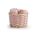Σετ 5τμχ.Borra Peach καλαθάκι με Λαβέτες 30x30 Nef-Nef Homeware
