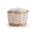 Σετ 5τμχ.Borra Cream καλαθάκι με Λαβέτες 30x30 Nef-Nef Homeware