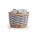 Σετ 5τμχ.Borra Grey καλαθάκι με Λαβέτες 30x30 Nef-Nef Homeware