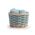 Σετ 5τμχ.Borra Aqua καλαθάκι με Λαβέτες 30x30 Nef-Nef Homeware