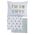 Σετ 3τμχ. Σεντόνια Κούνιας Alphabet Monster 120x170 Nef-Nef Homeware