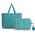 Τσάντα Θαλάσσης Expression Turquoise 50x40x17 Nef-Nef Homeware