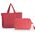 Τσάντα Θαλάσσης Expression Hot Coral 50x40x17 Nef-Nef Homeware