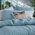 Σετ Σεντόνια Sorento Blue 170x270 Μονά +(100x200+35) κατωσέντονο με λάστιχο Nef-Nef Homeware
