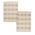Σετ 2τμχ.Σουπλά Change Mauve 33x48 Nef-Nef Homeware