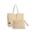 Τσαντάκι Θαλάσσης Elveria Yellow 33x23 Nef-Nef Homeware
