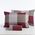 Σετ Παπλωματοθήκη  Casual Check Bordo Υπέρδιπλη 240x230 Nef-Nef Homeware