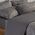 Σετ Παπλωματοθήκη Zesten Grey Υπέρδιπλη 240x230 Nef-Nef Homeware
