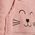 Παιδικό ΠόντσοSmiling Cat Pink Nef-Nef Homeware