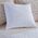 Διακοσμητική Μαξιλαροθήκη Charisma White 50x50 Nef-Nef Homeware