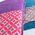 Πετσέτα Θαλάσσης Sparkle Digital Purple 90x170 Nef-Nef Homeware
