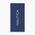 Πετσέτα Nau Logo Blue 80x160 Nef-Nef Homeware