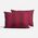 Μαξιλαροθήκη Casual Vertia Bordo 52x72 Nef Nef Homeware