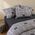 Σετ Παπλωματοθήκη Casual Coreo Taupe 240x230 Υπέρδιπλη Nef Nef Homeware