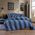 Σετ Παπλωματοθήκη Casual Vertia Blue/Black 240x230 Υπέρδιπλη Nef Nef Homeware