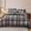 Σετ Παπλωματοθήκη Resten Grey 240x230 Υπέρδιπλη Nef Nef Homeware