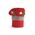 Καλάθι με Κουβέρτα Christmas Starlight Red/Red 110x140 Nef Nef Homeware
