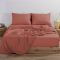 Σεντόνι Basic 1217-Teracotta 160x2.00 Υπέρδιπλο με Λάστιχο Nef-Nef Homeware