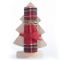 Διακοσμητικό Ξύλινο δέντρο με Πετσέτα Chrs Tree Red 40x70 Nef-Nef Homeware