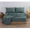 Σεντόνι Basic 1172-Green 1.40x2.00+30 Διπλό με λάστιχο Nef-Nef Homeware